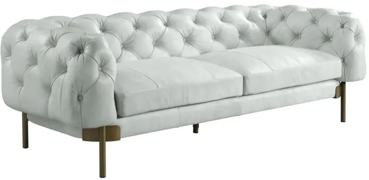 Hastings Sofa in White by HomeRoots