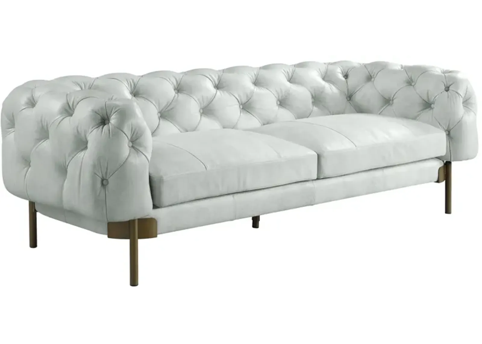 Hastings Sofa in White by HomeRoots