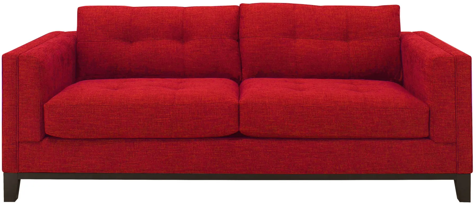 Mirasol Sofa in Suede so Soft Cardinal by H.M. Richards