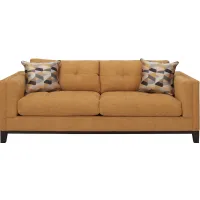 Mirasol Sofa in Gold by H.M. Richards