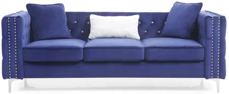 Paige Sofa in Blue by Glory Furniture