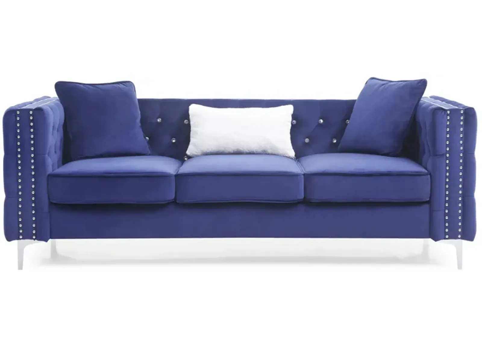 Paige Sofa in Blue by Glory Furniture