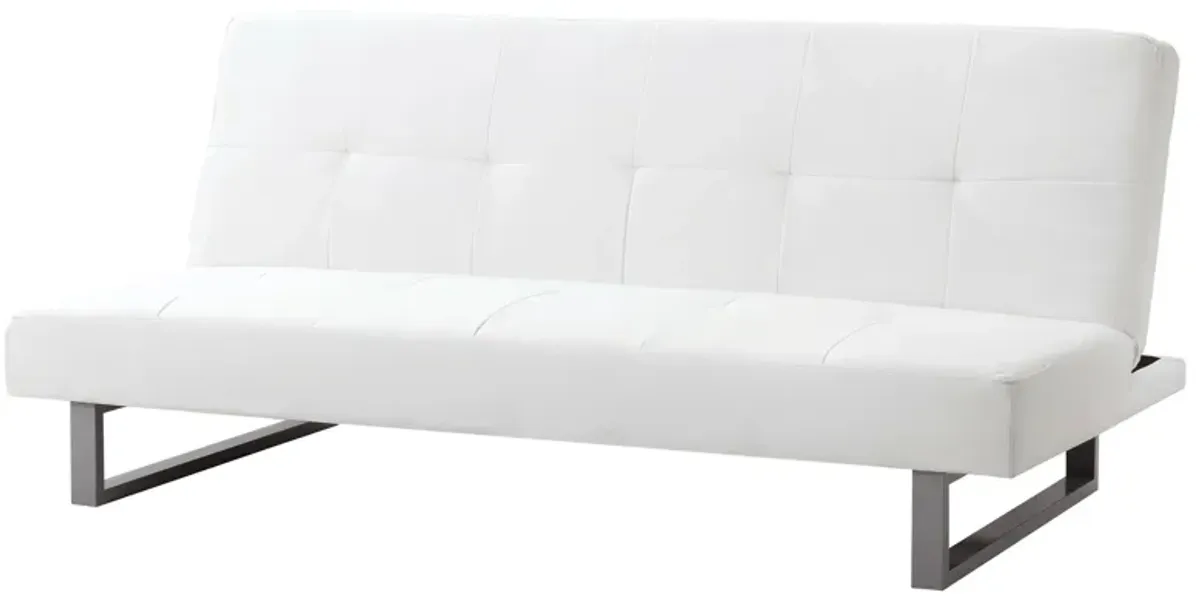 Chroma Sofa Bed in White by Glory Furniture