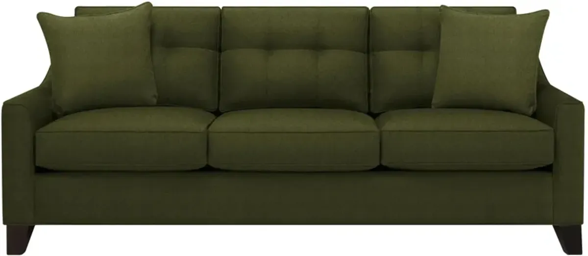 Carmine Sofa in Suede so Soft Pine by H.M. Richards