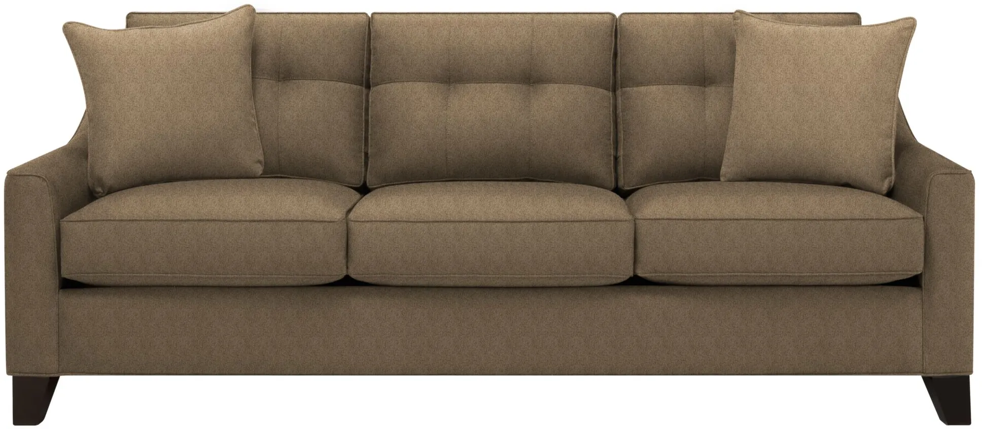 Carmine Sofa in Suede so Soft Mineral by H.M. Richards