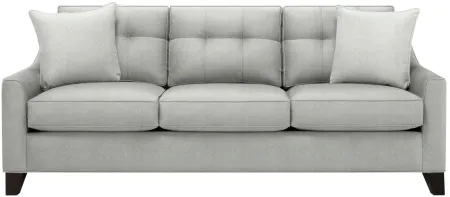 Carmine Sofa in Suede so Soft Platinum by H.M. Richards