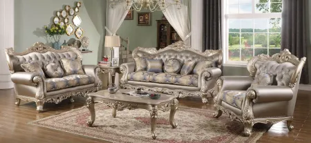 Ariel Sofa in Silver by Cosmos Furniture