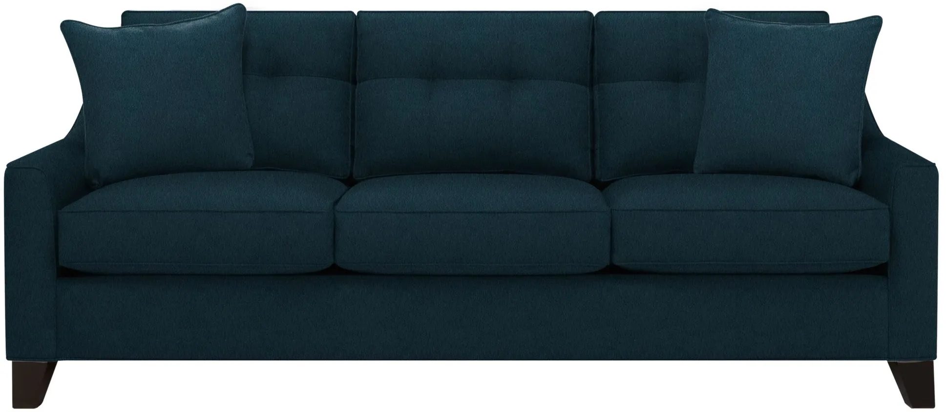 Carmine Sofa in Suede So Soft Midnight by H.M. Richards