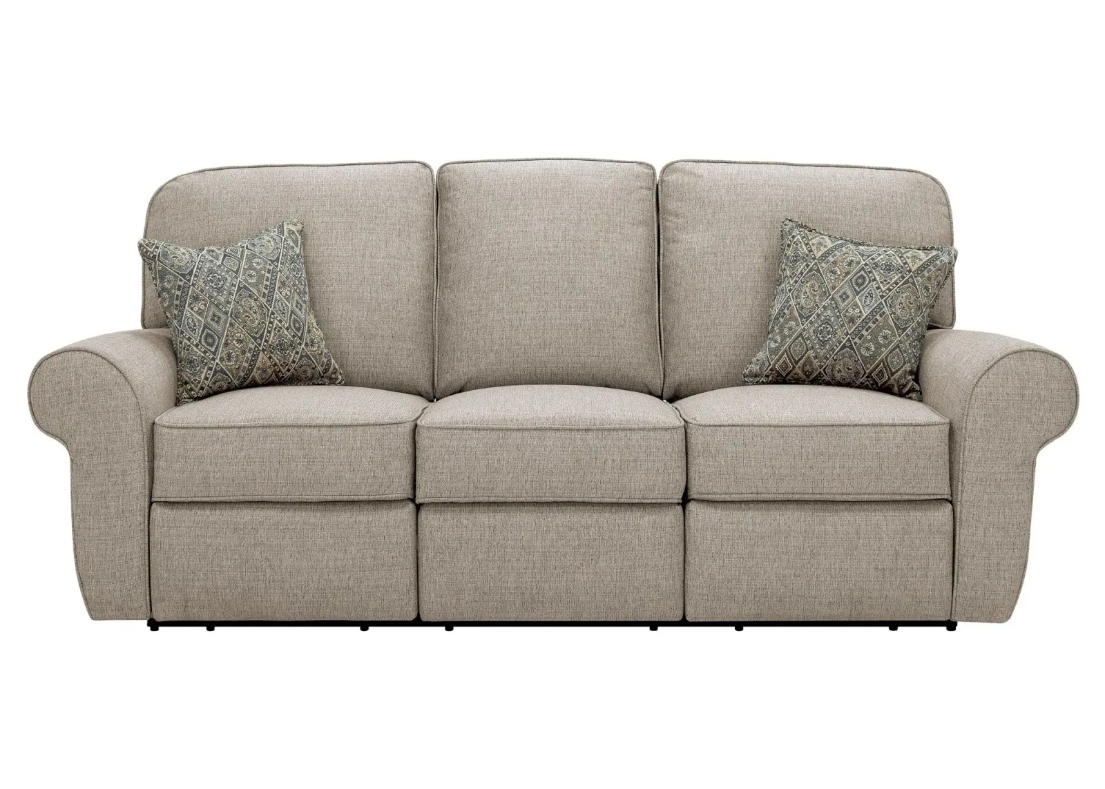 Stanton Chenille Wallaway Reclining Sofa in Sage by Lane Furniture