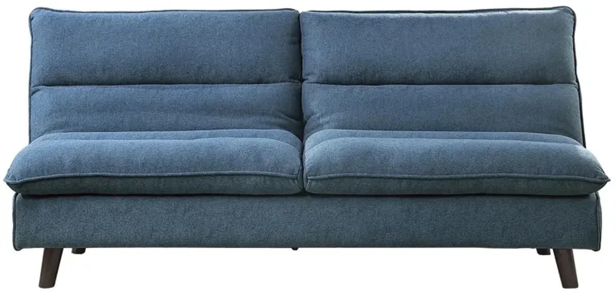 Croydon Klick Klak Sofa in Blue by Homelegance