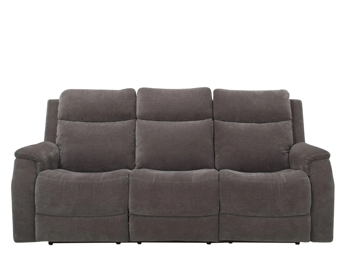 Bromway Power Layflat Sofa w/ Power Headrest in Gray by Bellanest