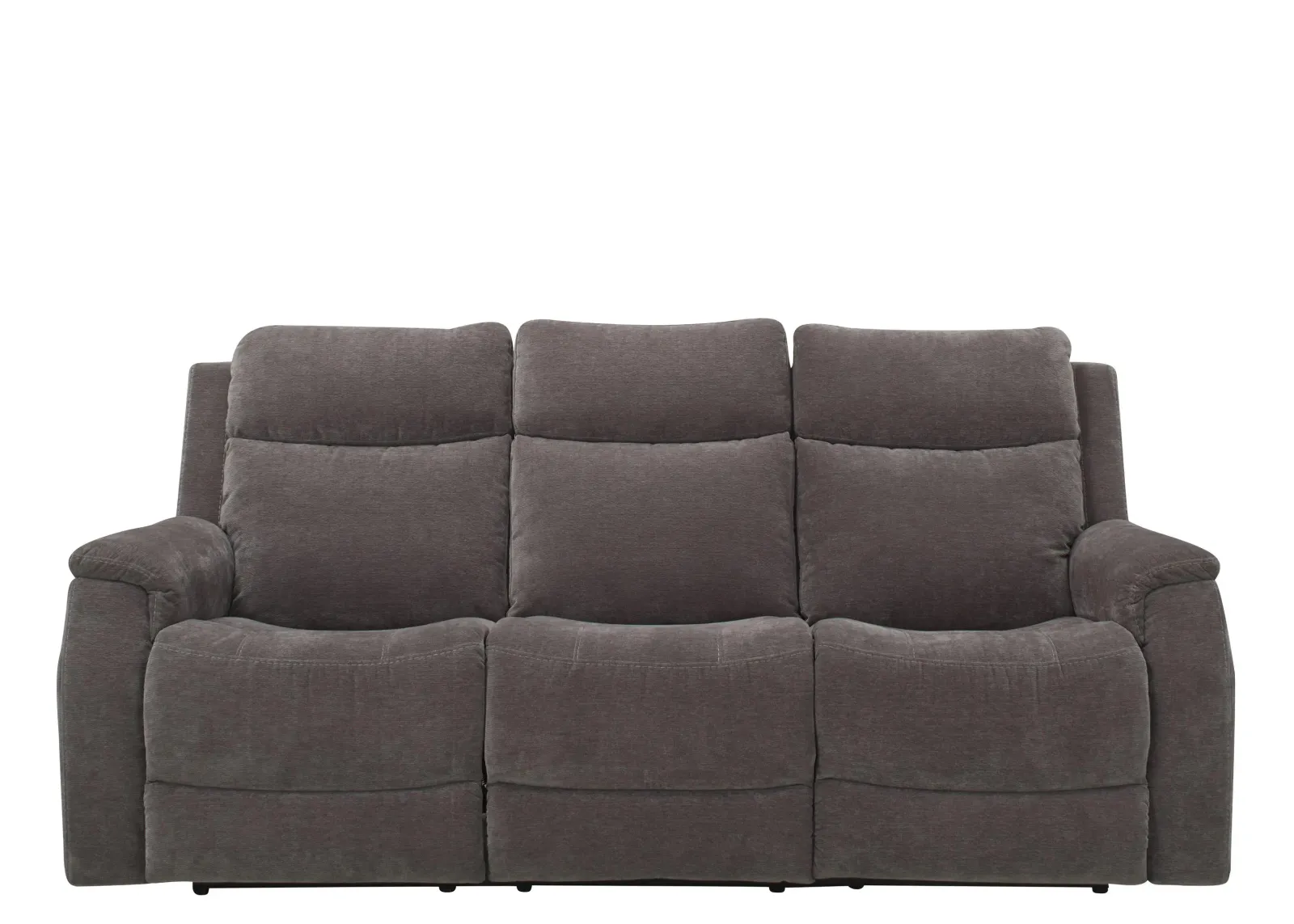 Bromway Power Layflat Sofa w/ Power Headrest in Gray by Bellanest