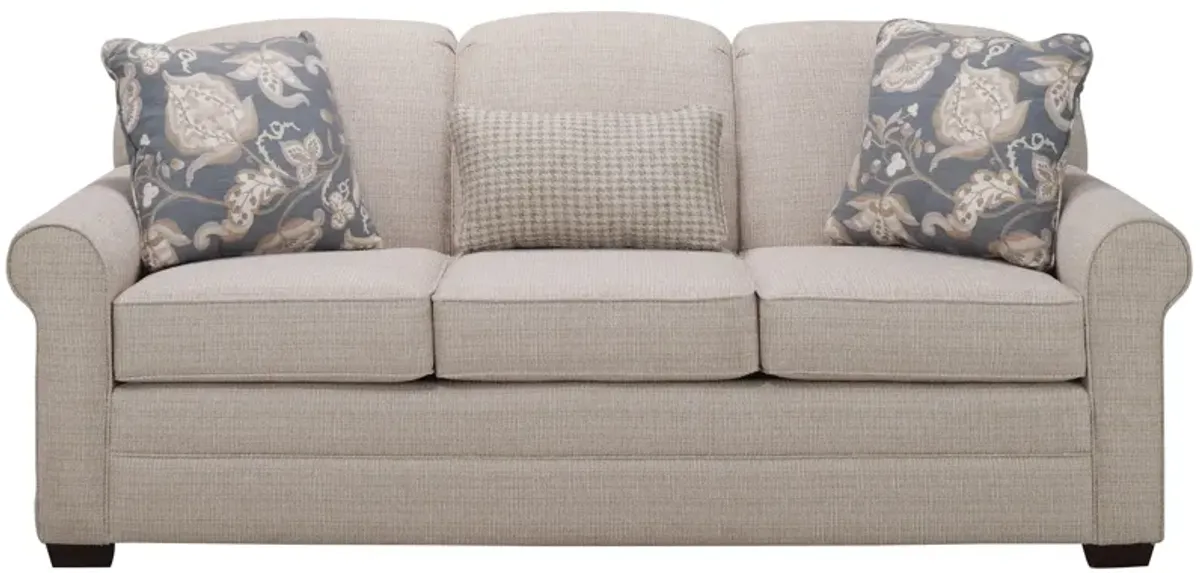 Petunia Sofa in Beige by Emeraldcraft