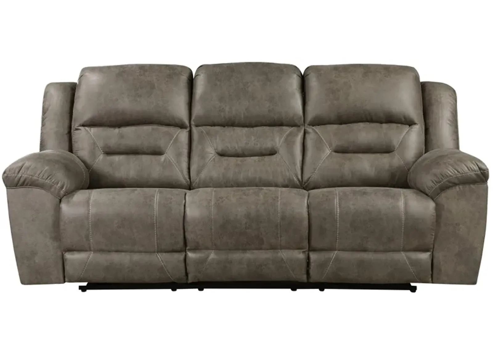 Dallas Double Reclining Sofa in Brown by Homelegance