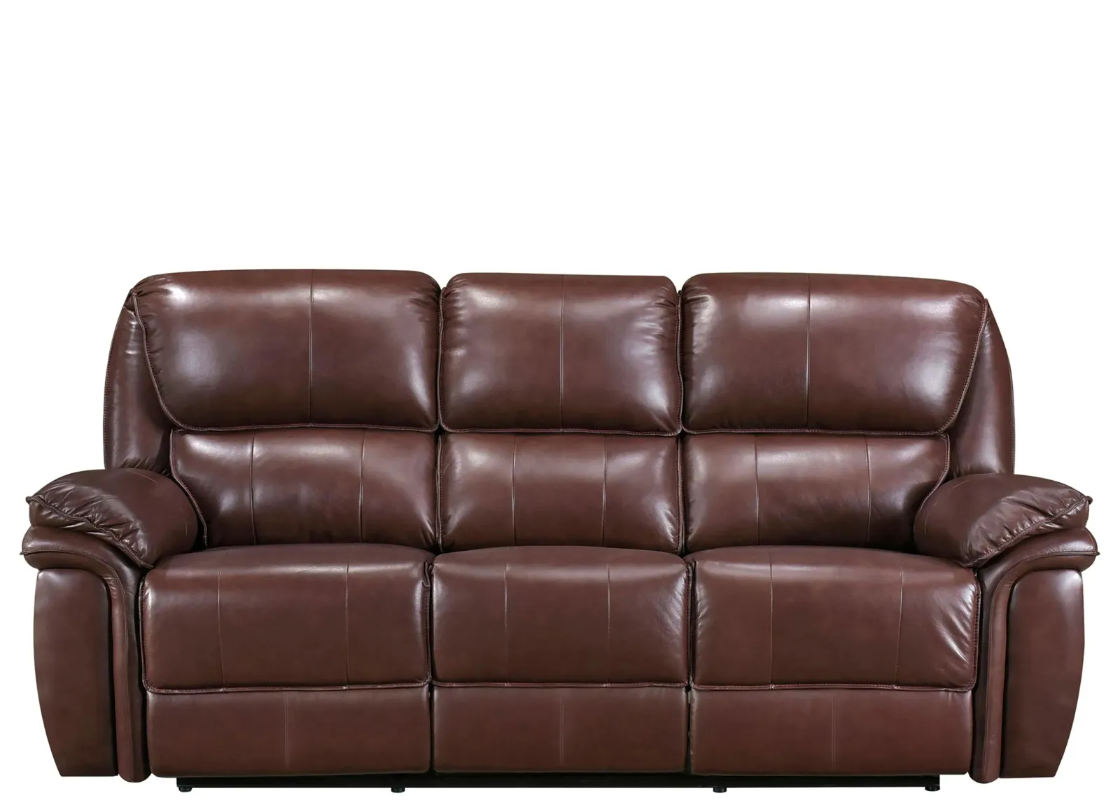 Hazen Double Reclining Sofa in Brown by Homelegance