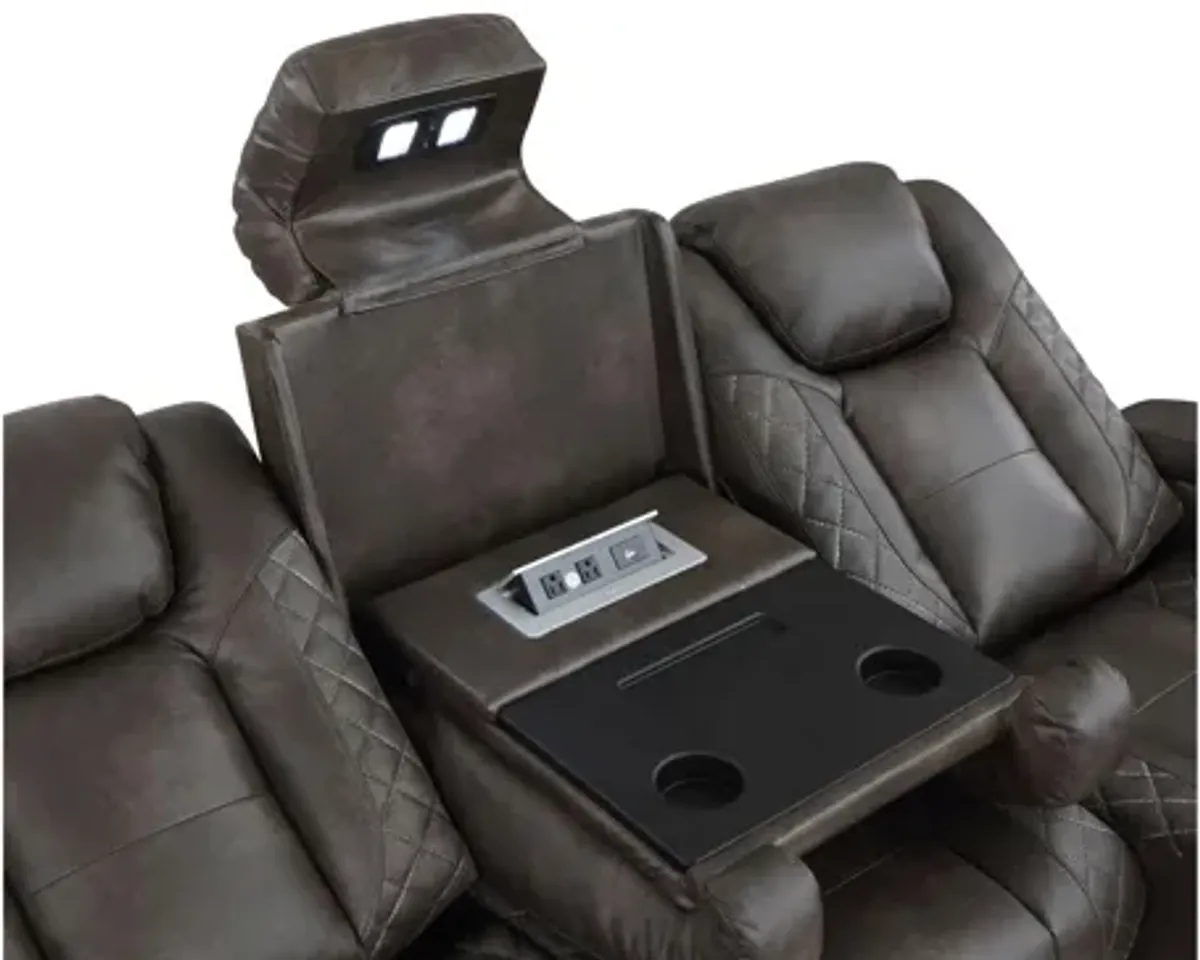 Donegal Power Double Reclining Sofa