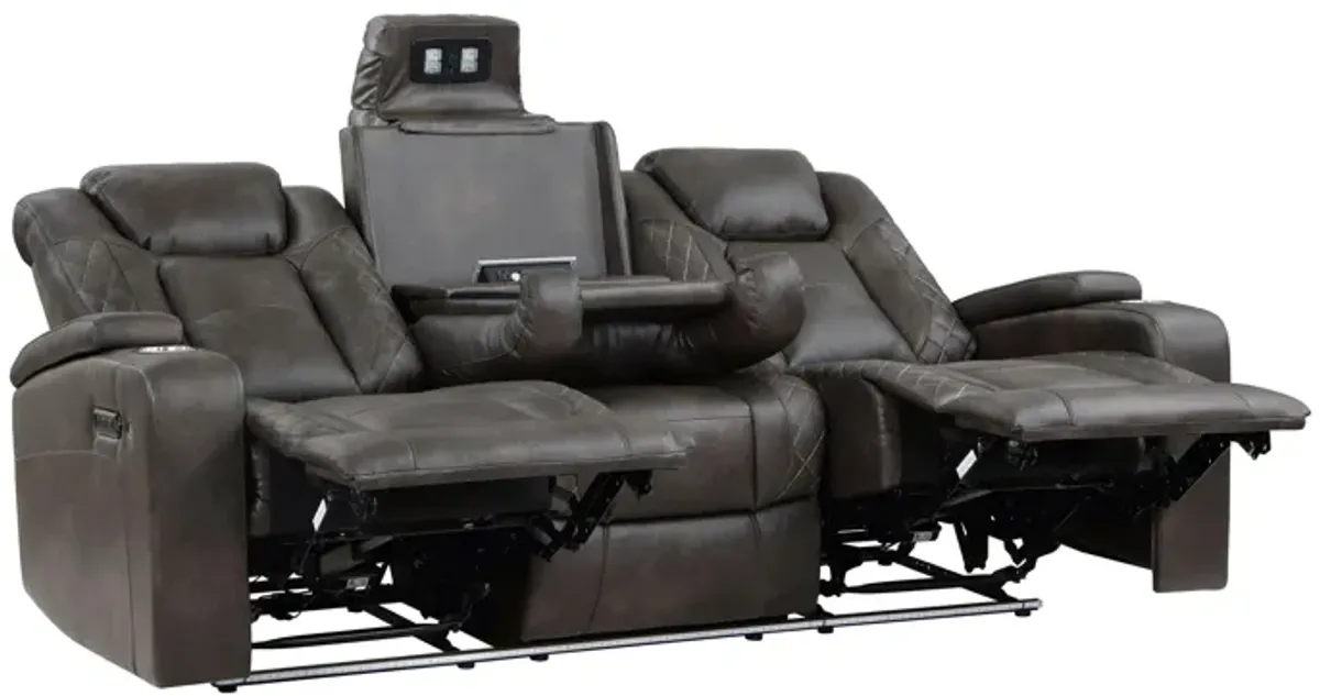 Donegal Power Double Reclining Sofa