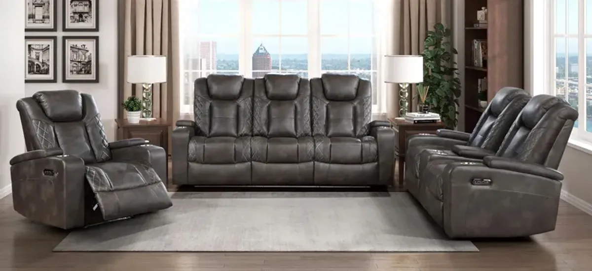 Donegal Power Double Reclining Sofa