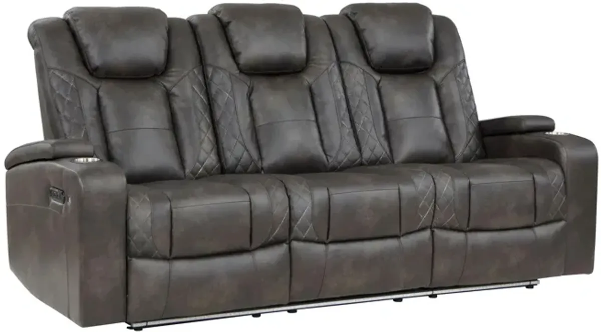 Donegal Power Double Reclining Sofa