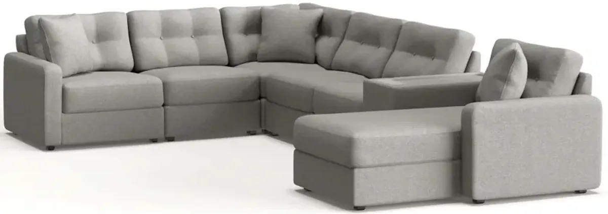 ModularOne 7-pc. Sectional w/One Power Console