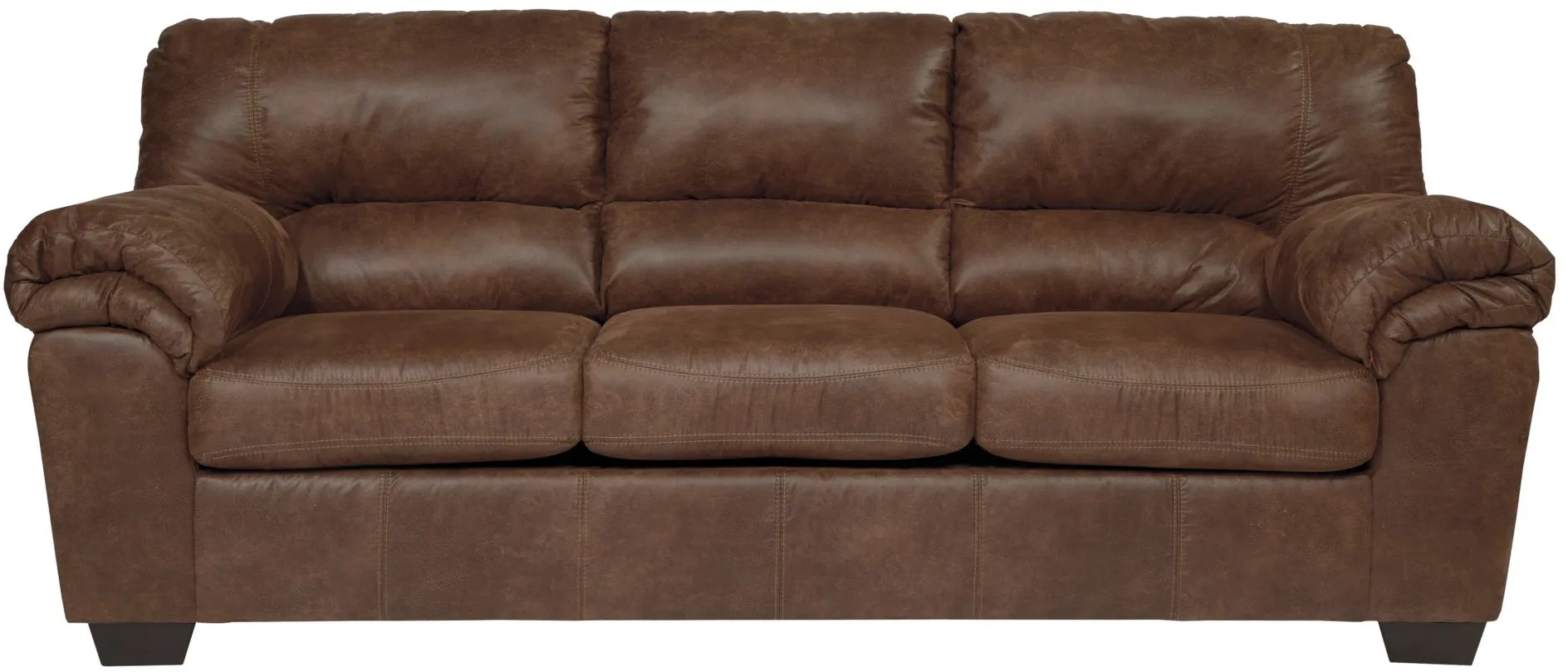 livingston leather-look sofa ashley