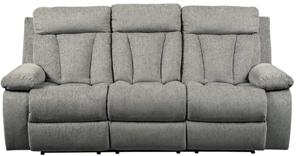 Alexandria Reclining Sofa in Fog by Ashley Furniture