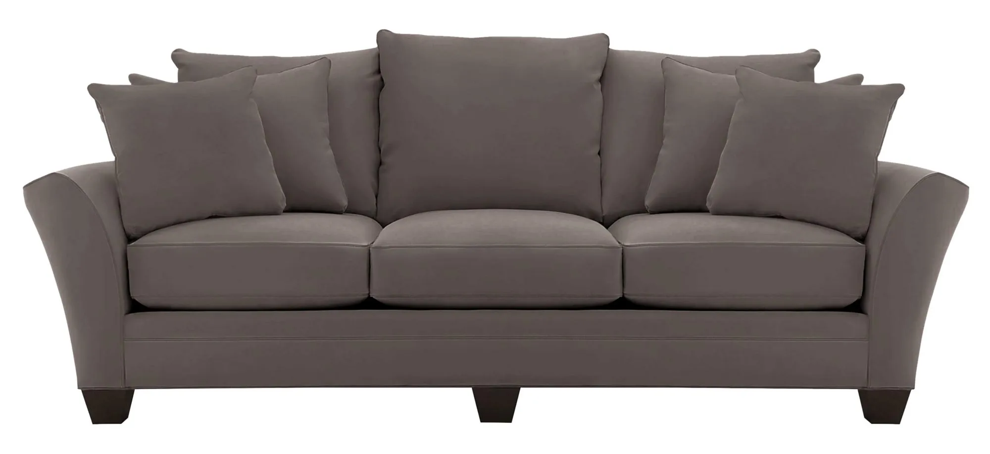 Briarwood Sofa in Suede So Soft Slate by H.M. Richards