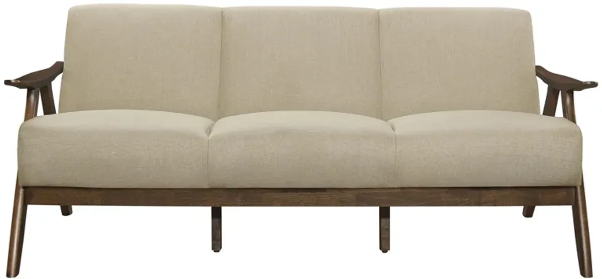 Verona Sofa in Light Brown by Homelegance