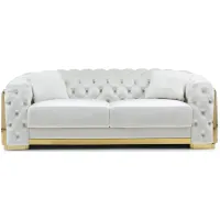 Lexi Sofa in Ivory by Glory Furniture