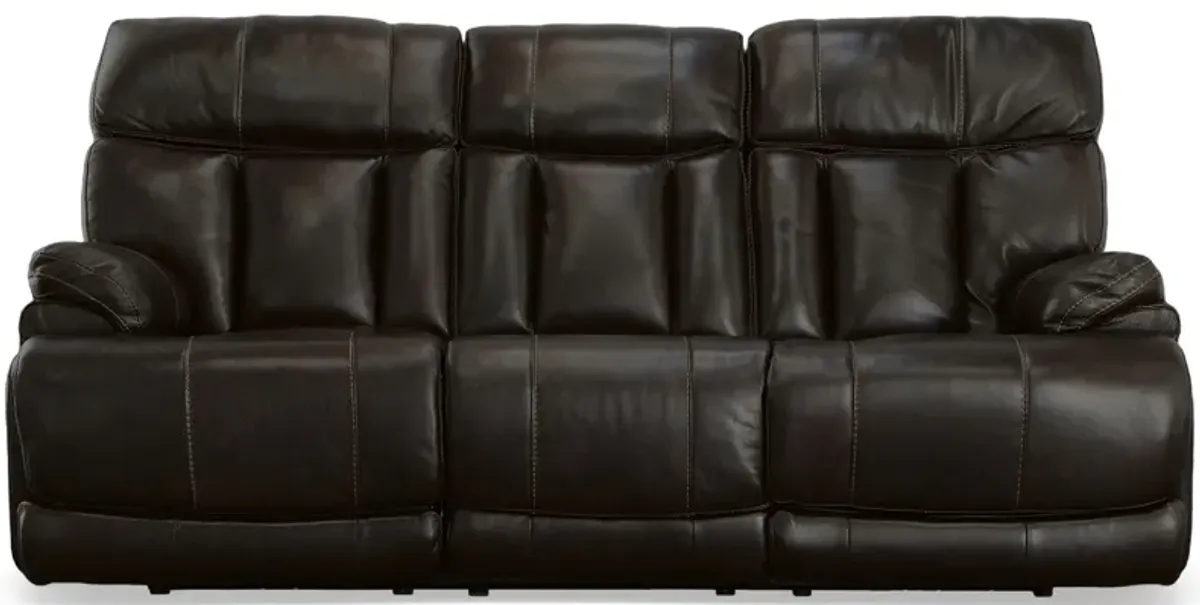 Clive Power Reclining Sofa in Bison by Flexsteel