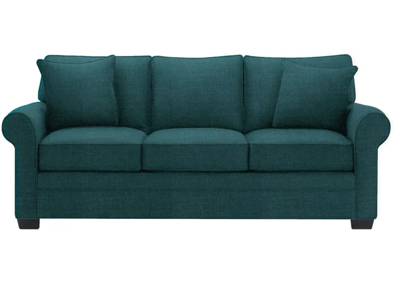 Glendora Sofa in Elliot Teal by H.M. Richards