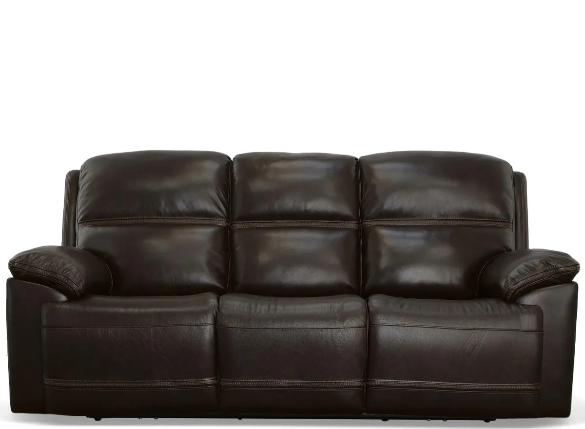 Jackson Power Reclining Sofa in Dark Brown by Flexsteel