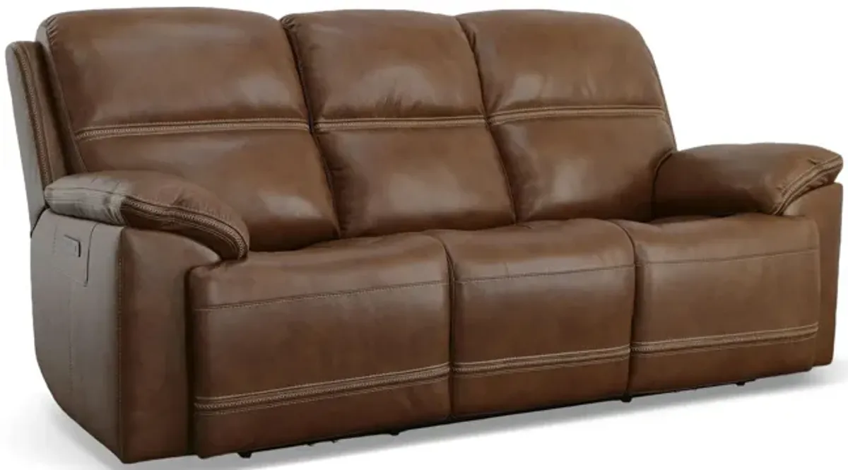 Jackson Leather Power Reclining Sofa with Power Headrest