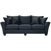 Briarwood Sofa in Suede So Soft Midnight by H.M. Richards