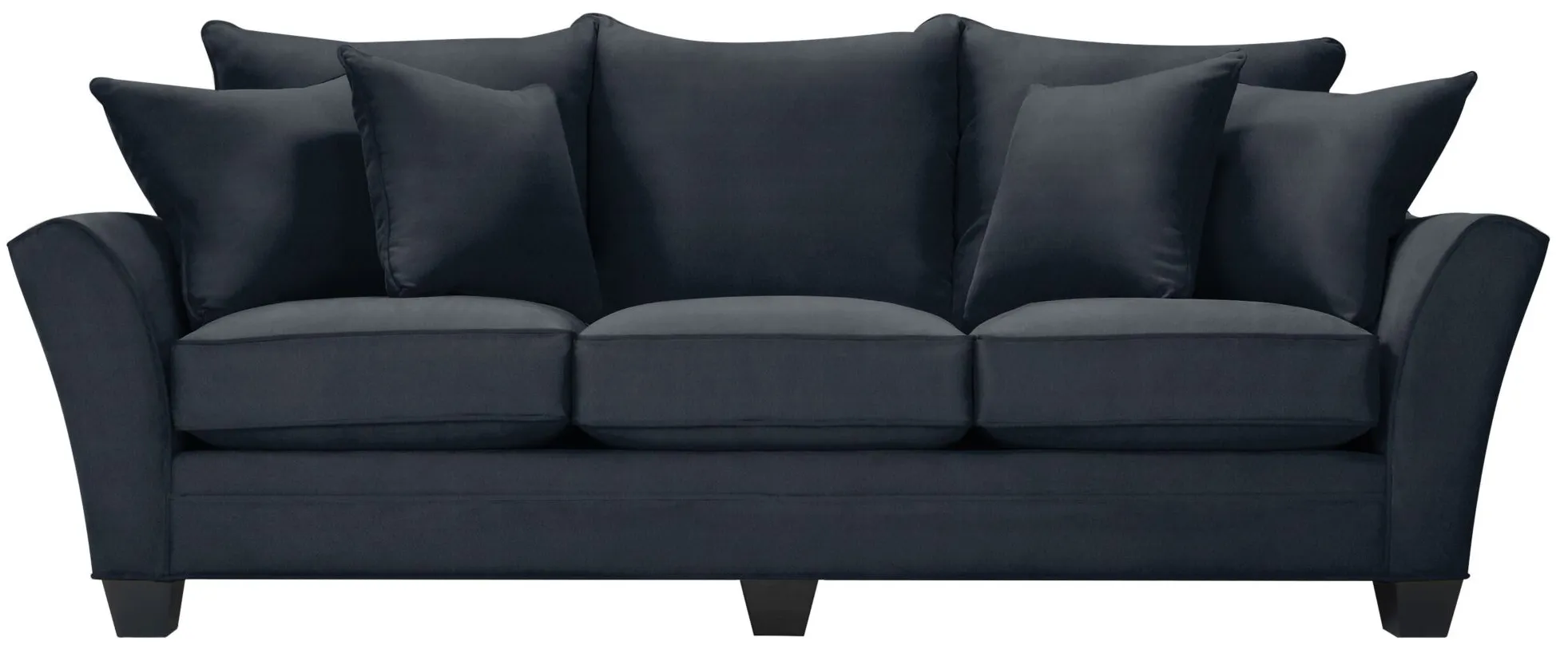 Briarwood Sofa in Suede So Soft Midnight by H.M. Richards