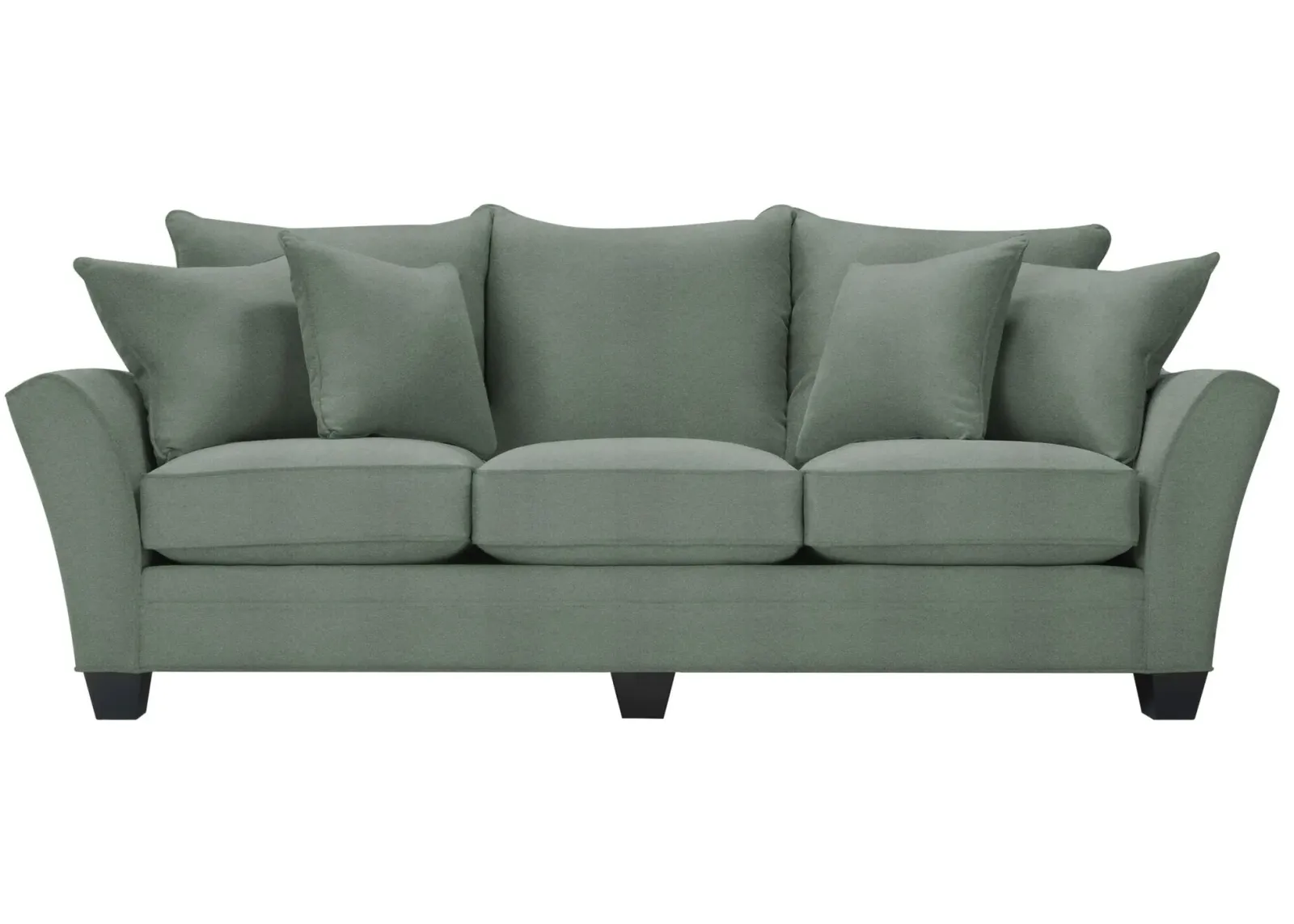 Briarwood Sofa in Suede So Soft Basil by H.M. Richards