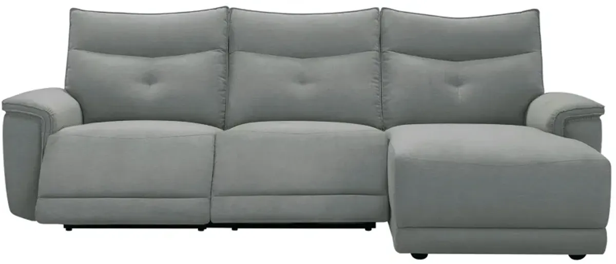 Graceland 3-pc. Sectional Sofa w/ Power Headrests