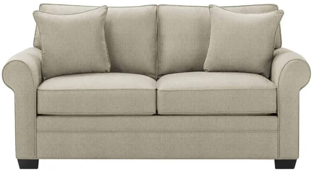 Glendora Apartment Sofa in Sugar Shack Putty by H.M. Richards