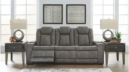 Next-Gen DuraPella Power Reclining Sofa in Slate by Ashley Furniture