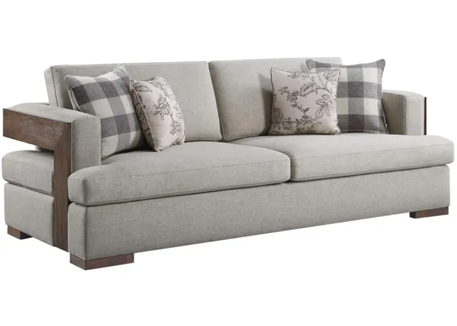 Weal Sofa in Gray by HomeRoots