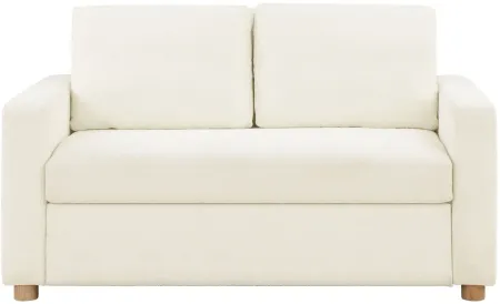 John Convertible Sofa in Ivory by Lifestyle Solutions