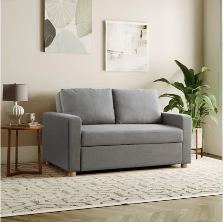 John Convertible Sofa in Gray by Lifestyle Solutions