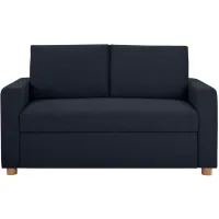 John Convertible Sofa in Navy Blue by Lifestyle Solutions