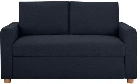 John Convertible Sofa in Navy Blue by Lifestyle Solutions