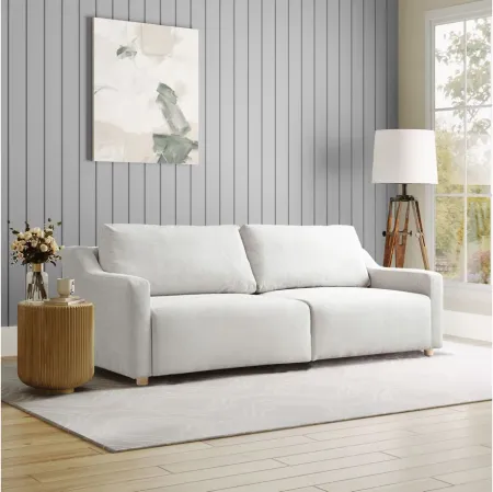 Anders Convertible Sofa in Cream by Lifestyle Solutions