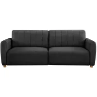 Oscar Convertible Sofa in Charcoal by Lifestyle Solutions