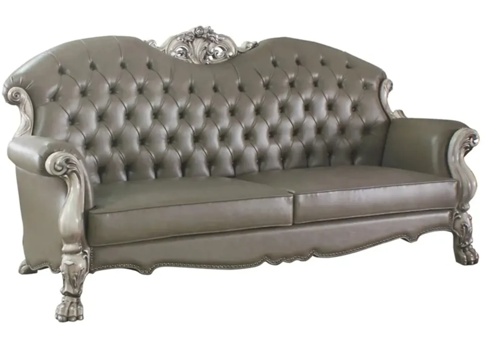 Insulae Sofa in Bone by HomeRoots