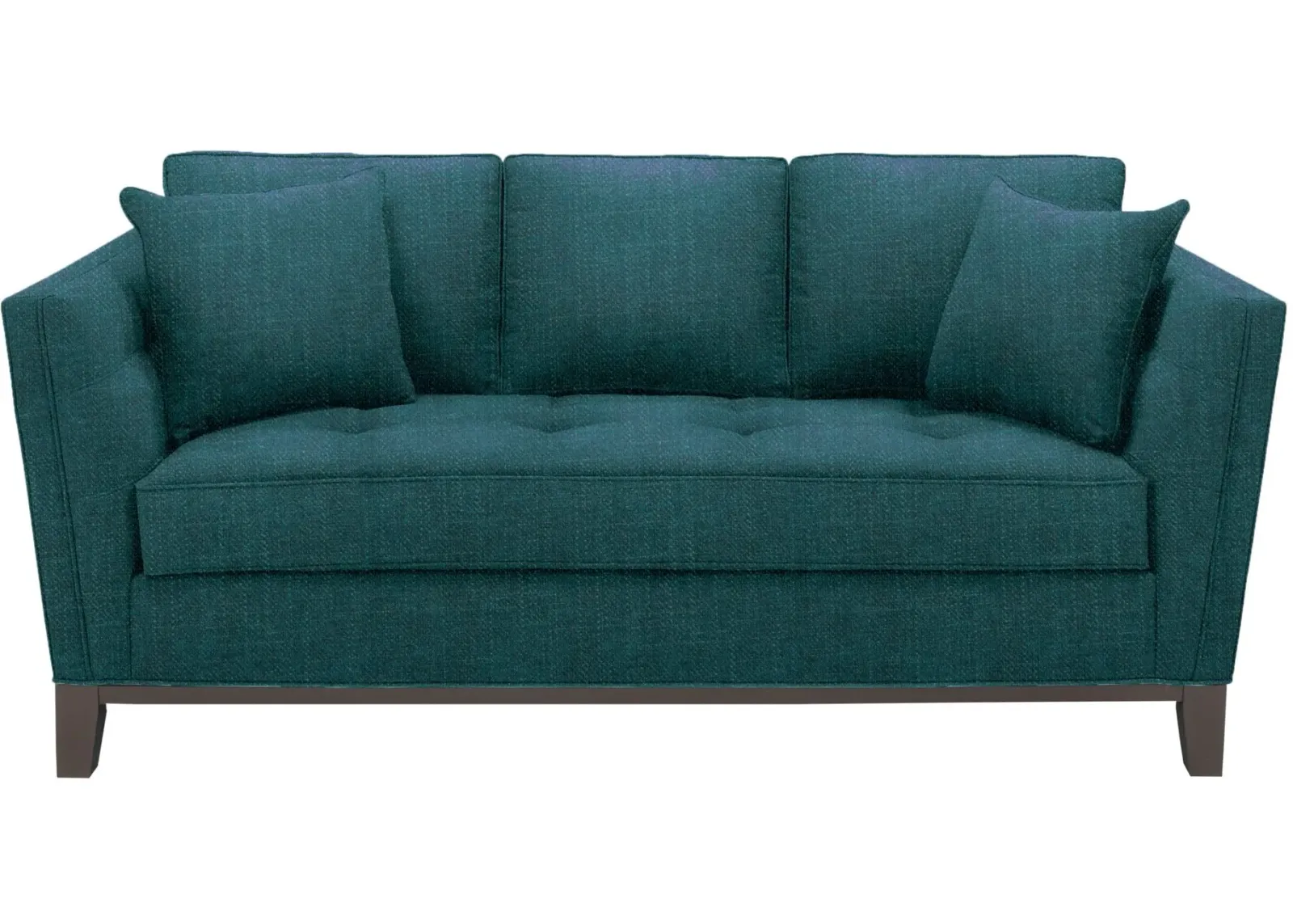 Macauley Apartment Sofa in Elliot Teal by H.M. Richards