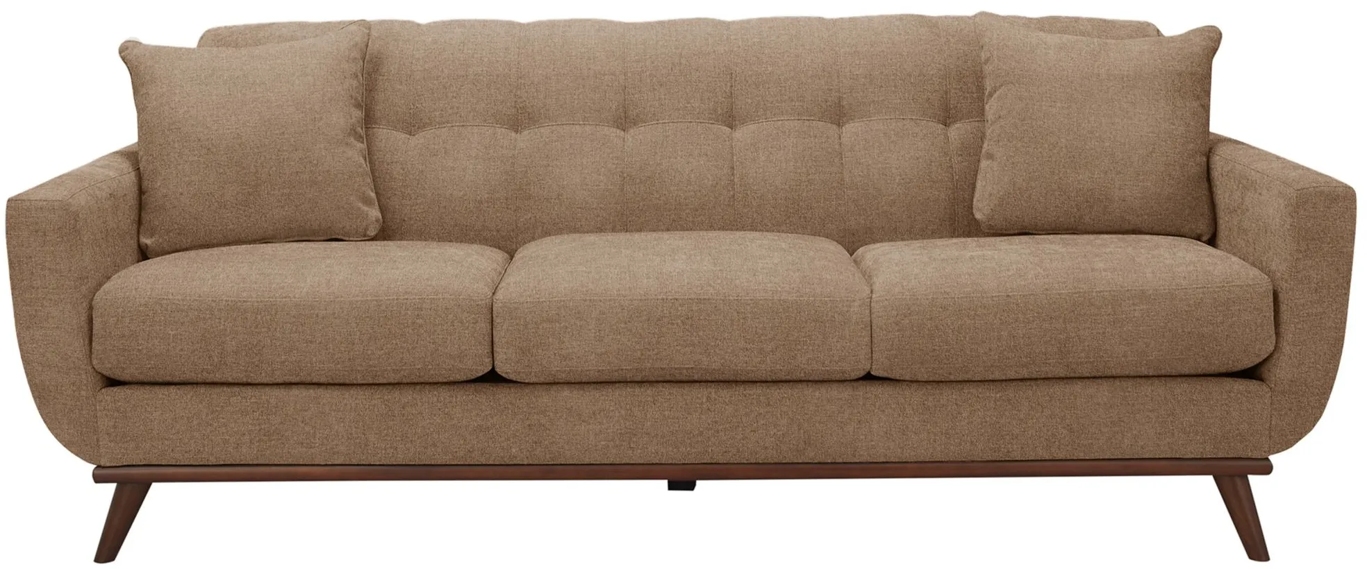 Milo Sofa in Suede-So-Soft Khaki by H.M. Richards