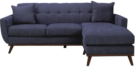 Milo Reversible Sofa Chaise in Sugar Shack Navy by H.M. Richards
